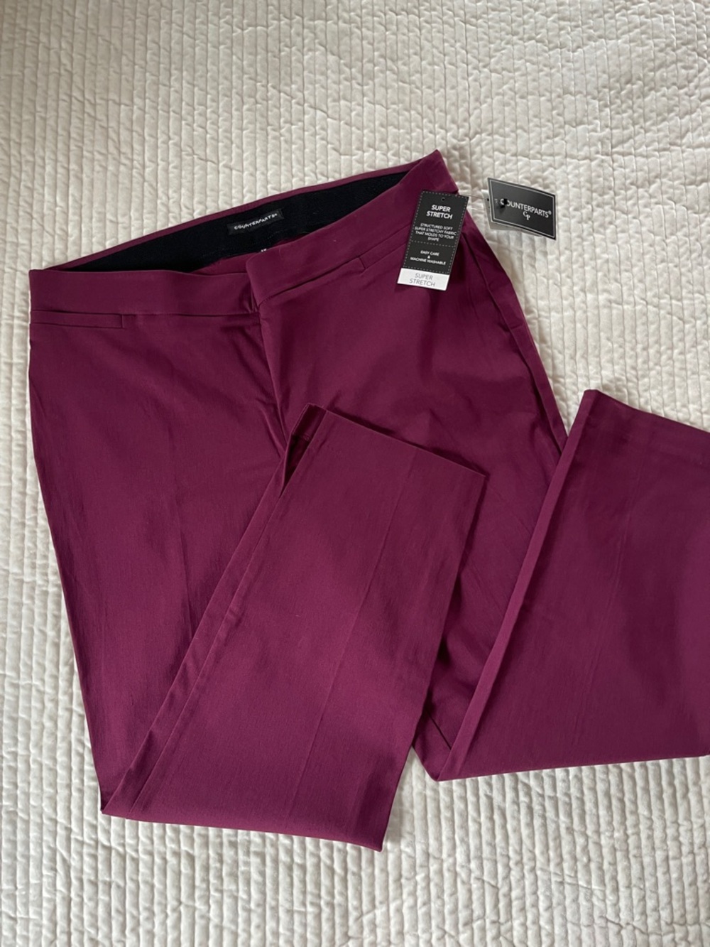 Counterparts Plum Stretch Ponte Pants